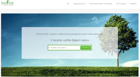 Primer okoljskega informacijskega projekta Svet tal